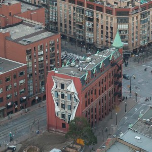 The Gooderham building, from the L Tower