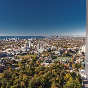 From high up on St Mary`s St